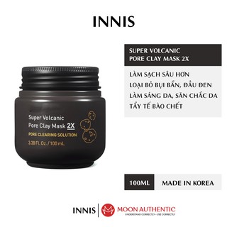 Siêu Mặt Nạ Chăm Sóc Lỗ Chân Lông Super Volcanic Pore Clay Mask 2X Hàng Chính Hãng