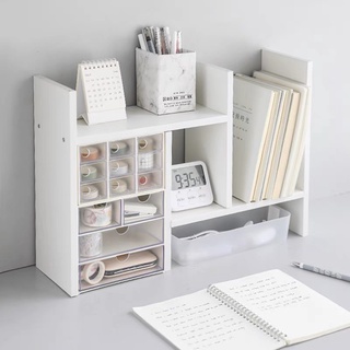 Kệ đựng sách vở cho bé, để trên bàn học hoặc bàn làm việc. Loại mini nhỏ, bằng Gỗ, tự lắp ráp thông minh, đa năng