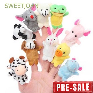 Set 10 Con Rối Ngón Tay Hình Động Vật Dễ Thương Cho Bé