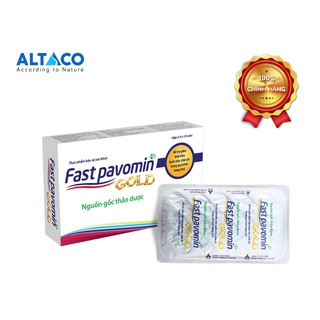 Fast Pavomin GOLD Giúp giảm các triệu chứng ốm nghén cho mẹ,Tốt cho sự phát triển của thai nhi (2 vỉ /1 hộp)