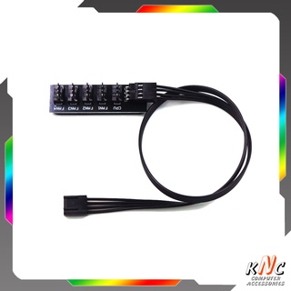 Bộ Hub Mini Chia Quạt 4 Pin PWM Điều Tốc Theo Quạt CPU