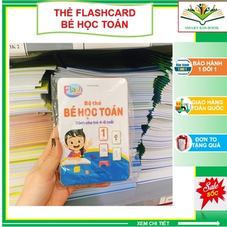 (FlashCard) Bộ Thẻ Bé Học Toán (Cho bé từ 4-6 tuổi)