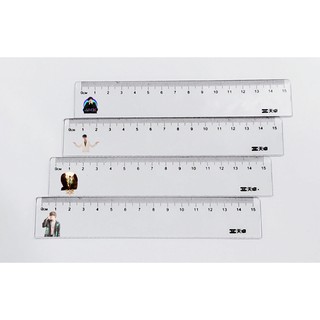 thước jack TN23 thước nhựa j97 trong cứng in hình