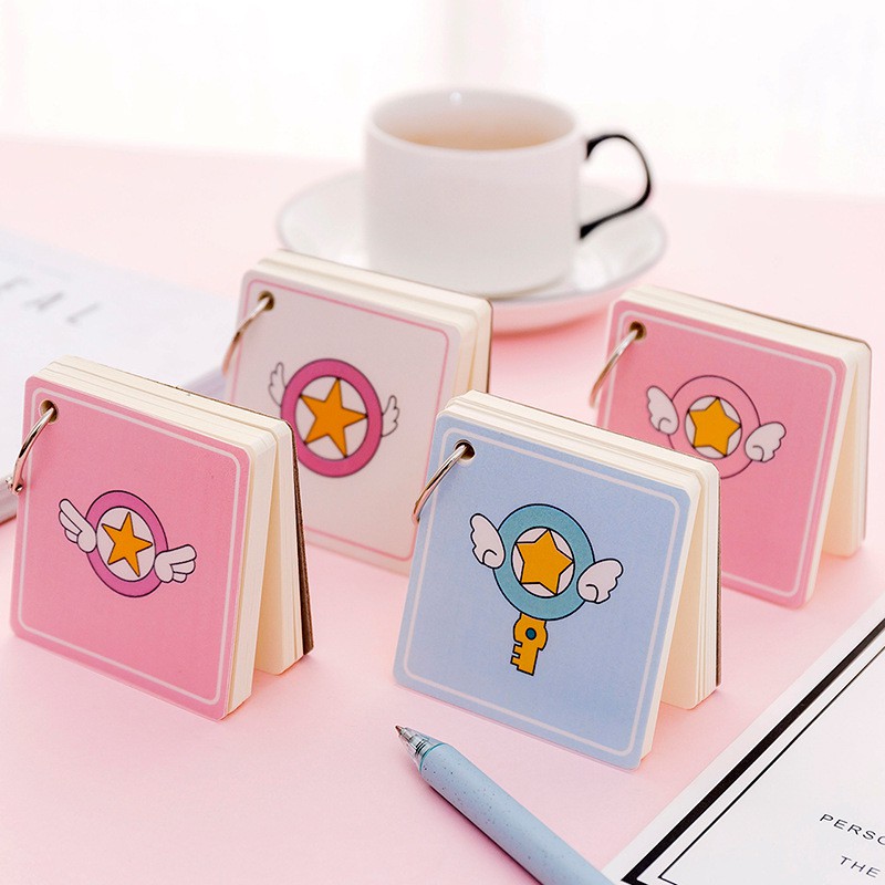 Giấy Note Vuông Kèm Móc - Thỏ Hồng VPP
