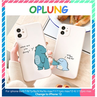 Ốp lưng iphone 12 dino miss you cạnh vuông  6/6plus/6s/6splus/7/7plus/8/8plus/x/xr/xs/11/12/pro/max/plus/promax - e188