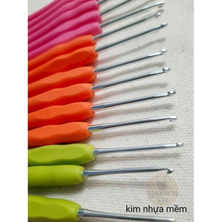 (0.5-4.0mm) Kim móc nhôm cán nhựa mềm, size nhỏ, vừa loại tốt