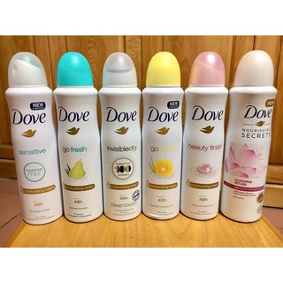 Xịt khử mùi toàn thân Dove 150ml