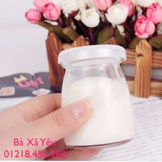 Combo 48 hũ làm sữa chua thủy tinh