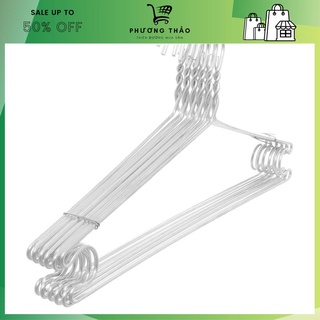 Combo 20 Móc Nhôm Treo Quần Áo Người Lớn Tiện Lợi Siêu Rẻ Giá Tốt