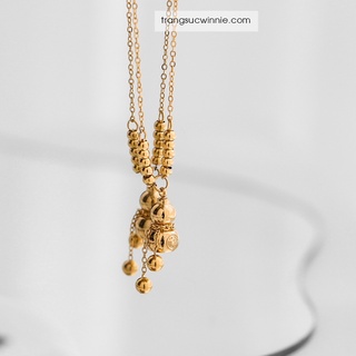 Lắc chân nữ titan Hồ lô vàng gold