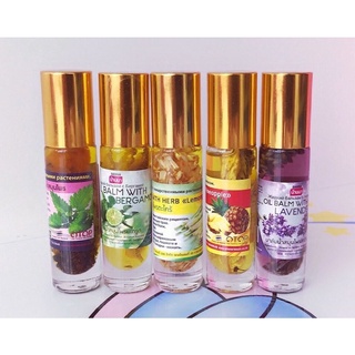 Dầu Lăn Thảo Dược OTOP Banna Bạc Hà - Sả - Chanh Thái Lan 8ml