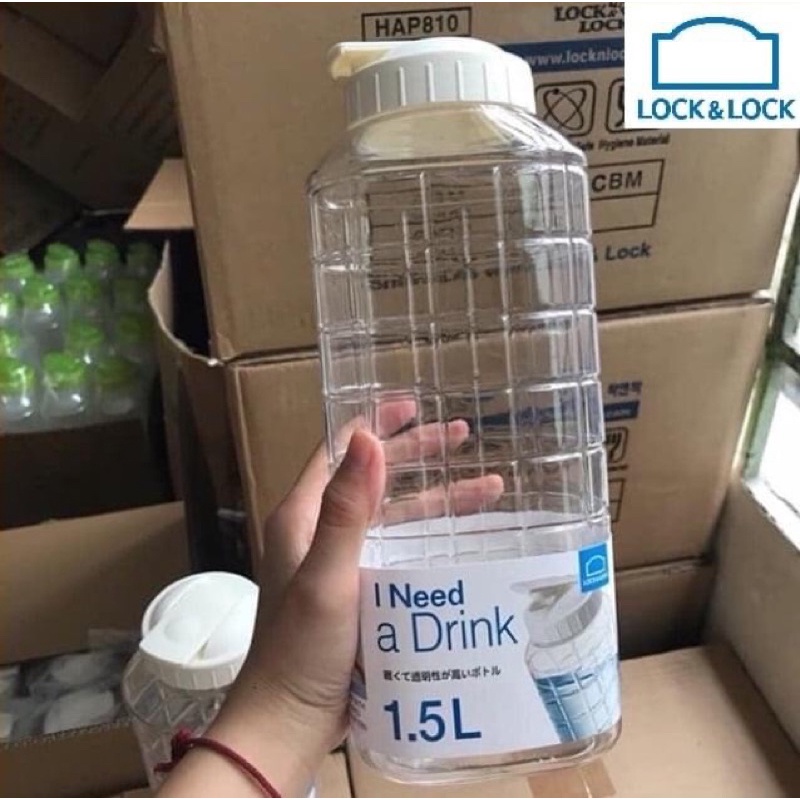 bình đựng nước Lock&Lock 1.5L hàng mất tem trầy xước