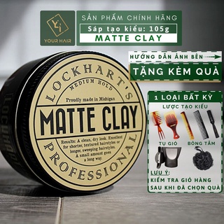 Sáp tạo kiểu LOCKHART'S PROFESSIONAL MATTE CLAY - 105g | Gốc nước