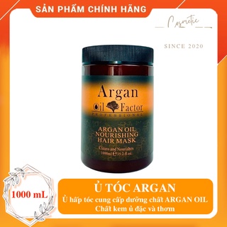 Kem ủ tóc ARGAN OIL 1000ML - Ủ hấp tóc cung cấp dưỡng chất ARGAN OIL tự nhiên