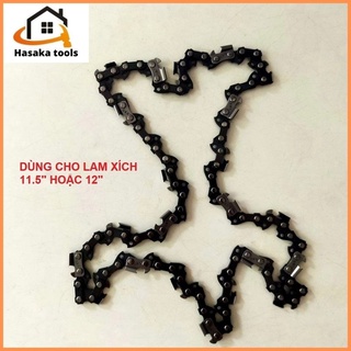 Dây xích lưỡi cưa xích gắn máy mài,cho lam 11.5", 12"