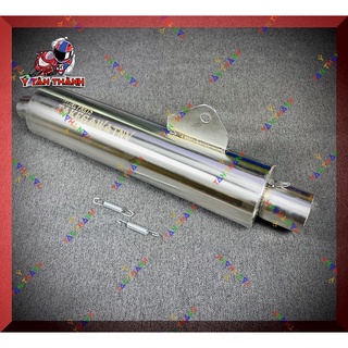 Lon pô TAKEGAWA inox 304 cho các loại xe máy MS09