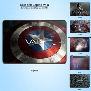 Skin dán Laptop Sony Vaio in hình Captain (inbox mã máy cho Shop)