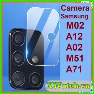 Cường Lực  dẻo Camera Samsung A12 / M02 / A02
