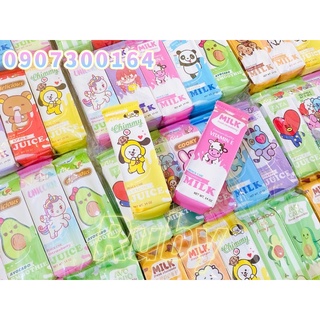 Bóp bút hình hộp sữa - siêu cute