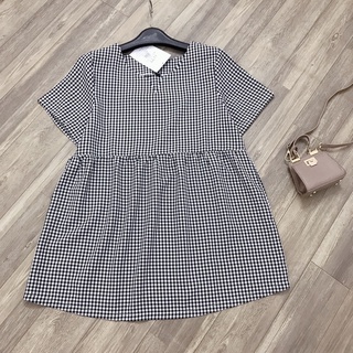 ( bigsize 40-110kg)ÁO BẦU Cổ V DÁNG BABY DOLL - Quần áo bầu mùa hè