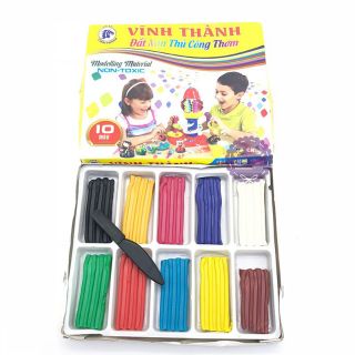 [Sale70%] LỐC 5 HỘP ĐẤT NẶN THỦ CÔNG 10 MÀU VT