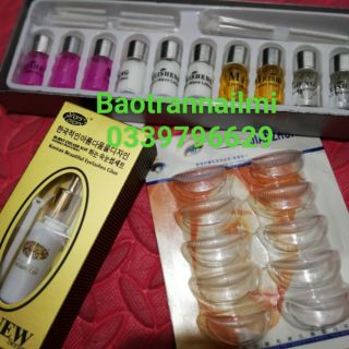Combo uốn mi thảo dược + keo +trục