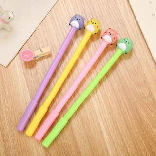 B106 bút gấu tròn nhiều màu bút hoạt hình bút dễ thương bút kute viết gel