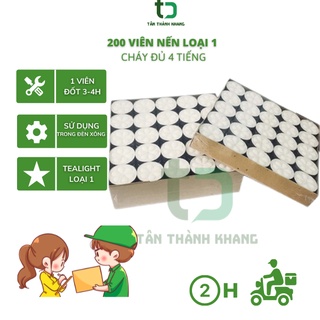 SỈ 200 VIÊN NẾN LOẠI 1 - TEALIGHT CHÁY ĐỦ 4 TIẾNG