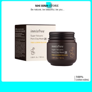 [NEW 2020] Mặt Nạ Đất Sét Innisfree Super Volcanic Pore Clay Mask 2X