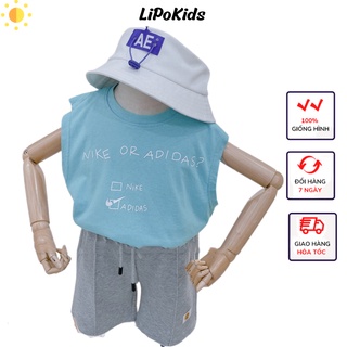 Áo Sát Nách Cho Bé,Áo ba lỗ trẻ em bé trai bé gái size 15-30kg - OA077