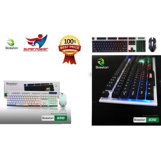 Bàn phím, chuột Combo Giả Cơ Bosston 8310 LED SUPERPOWER