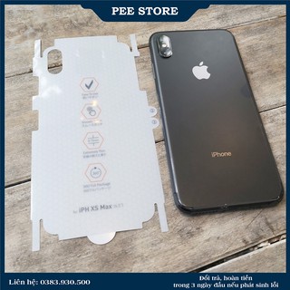 Miếng Dán PPF Iphone Full Viền Dành Cho  6/6S/7/8/6Plus6S Plus/7Plus/8Plus/X/Xs/XsMax/11/11Pro/11Promax - PEE STORE