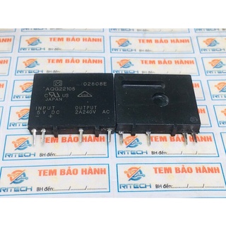 AQG22105 Relay Solid State 5V DC-IN / 2A 240V AC-OUT 4 Chân