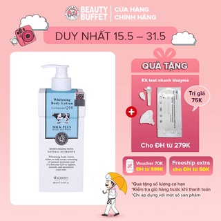 Dưỡng thể dưỡng trắng và trẻ hóa da Scentio Milk Plus 400ml