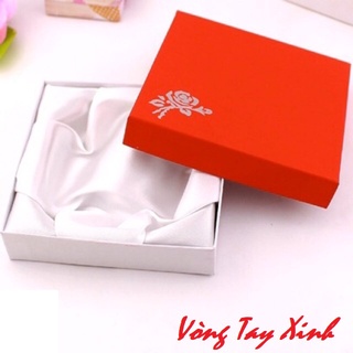 Hộp đựng Vòng Phong Thủy, Hộp đựng trang sức - Kích thước 9cm x 9cm x 2,5cm.