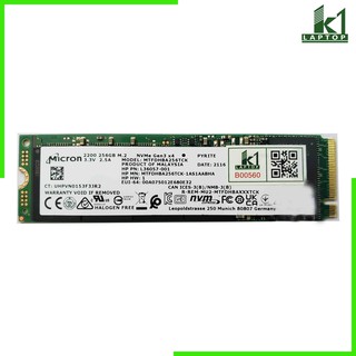 Ổ cứng SSD NVMe Micron 2280 256GB M.2 PCIe Gen3 x4 3D-NAND MTFDHBA256TCK Bảo hành 36 tháng