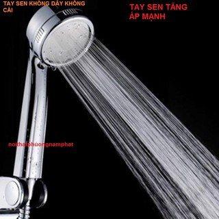 [TĂNG ÁP NƯỚC MẠNH] Tay Sen Tắm Tăng Áp Vòi hoa sen KHÔNG DÂY KHÔNG CÀI dành cho khách hư sửa TS16 TS TĂNG ÁP TRÒN