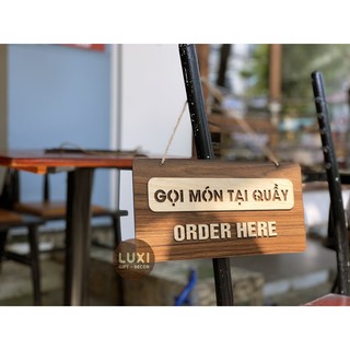 Bảng treo Gọi món tại quầy - LUXI decor