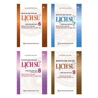 Sách - Combo Bồi Dưỡng Học Sinh Giỏi Lịch Sử 6-7-8-9