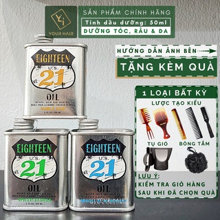 Tinh dầu dưỡng TÓC RÂU &amp; DA 18.21 Beard, Hair and Skin Oil 60ml