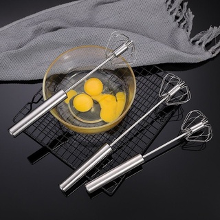 Dụng Cụ Đánh Trứng Cầm Tay Inox Cao Cấp Trục Xoay Tự Động