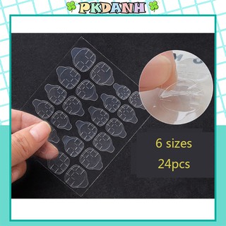 Bộ 24 Sticker Dán Móng Tay Bằng silicone