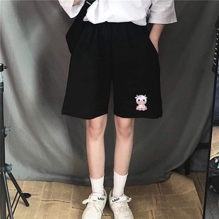 Quần đùi nữ hình thêu freesize