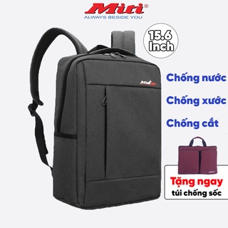 Ba lô laptop MITI siêu nhẹ 500g nhiều ngăn trượt nước phù hợp cho Nam và Nữ 15.6 inch BL3748A