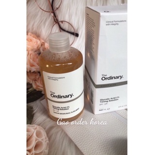 [ Hàn] Nước hoa hồng tẩy tế bào chết dịu nhẹ The Ordinary Glycolic Acid 7% Toning Solution
