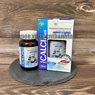 Viên uống bổ sung canxi CALCI PLUS giúp răng chắc khoẻ, hỗ trợ phát triển chiều cao, giảm nguy cơ loãng xương – Hộp 30 v