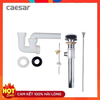 Bộ Xả Ty (Xả giật) Lavabo - BF603 CAESAR (Xi phông) chính hãng