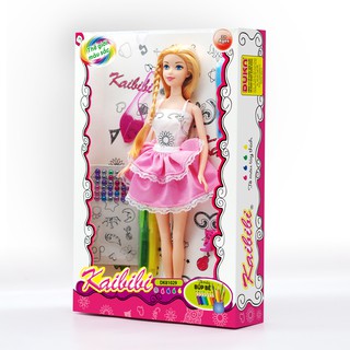[Mã LT50 giảm 50k đơn 250k] Kaibibi - Tô Màu Búp Bê Duka DK81029