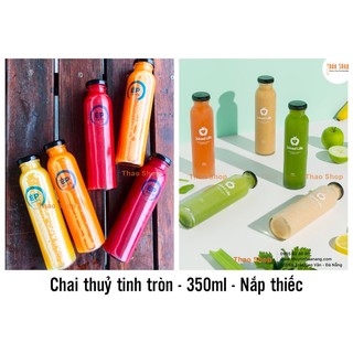 CHAI TRÒN 350ml NẮP THIẾC