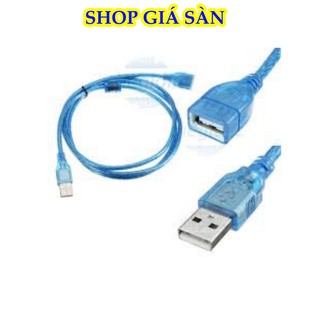 [Freeship] Dây Nối Dài Usb 5m 2.0 Màu Xanh Chống Nhiễu, Hàng Chất Lượng